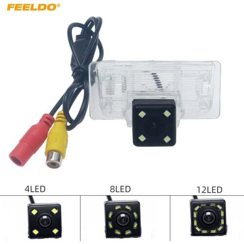 FEELDO Waterproof Special Car Backup Rear View Camera With LED Light For Nisaan Teana Sylphy Reversing Camera #AM6174