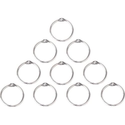 10 x Clamp Rings for Scrapbooks Albums - 15mm