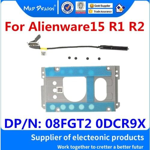 Laptop New original Hard Drive Bracket Caddy HDD Disk Drive cable for Dell Alienware15 ALW15 R1 R2 08FGT2 8FGT2 0DCR9X DCR9X