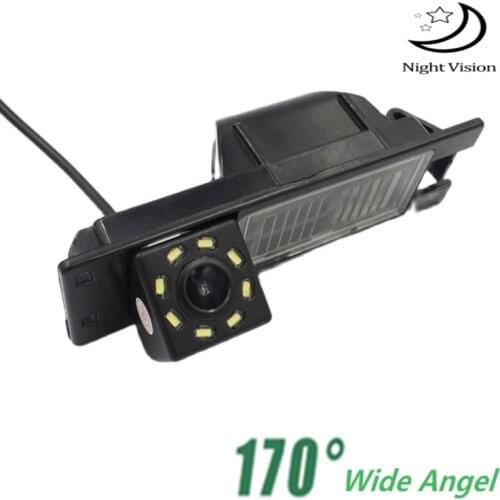 170 Degree Lens 8LED Car Parking Rear view Camera for Opel Astra H J Corsa D Meriva A Vectra C Zafira B FIAT Grande Insignia