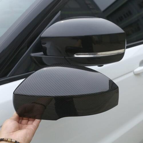 Range Rover Sport 2014-18 Carbon Fiber Style ABS Plastic All-inclusive Side Rearview Mirror Cover Trim for Landrover Discovery 4