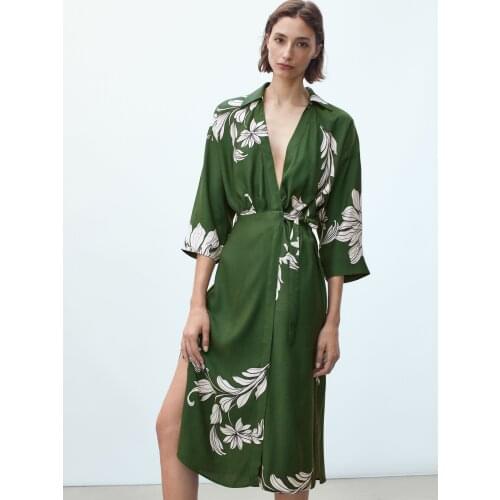 Zary Daisy Green Summer Dresses