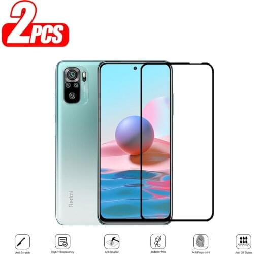 For Xiaomi Redmi Note 10 protective glass For Xiaomi Redmi Note10s Tempered glass film Full screen Mobile phone screen protector