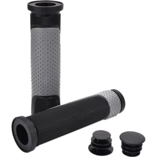 1 Pair Bicycle Handlebar Grips Soft Mountain Road Bike Rubber Handlebar Grips Anti-slip Strong Support Grips Bike Accessories