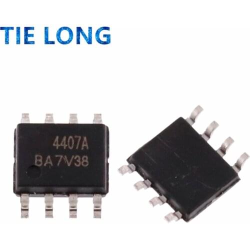 10PCS AO4407A SOP8 AO4407 SOP 4407 30V P-Channel MOSFET IC