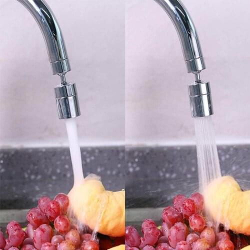 2 Modes Adjustable 360° Swivel Kitchen Tap Head Faucet Water Saving Filter Sprayer Sink Aerator Mixer
