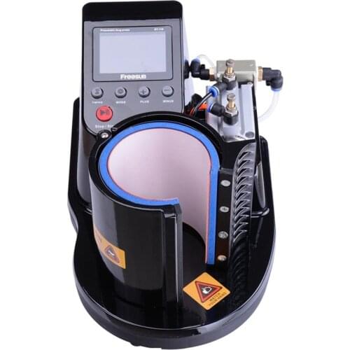2pcs/lot ST-110 Pneumatic Mug Press Machine 2D Digital Thermal Mug Printing Machine Heat Press Machine Mug Printer