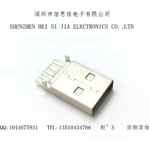 20pcs/USB Socket A male seat Plug UAB Male head