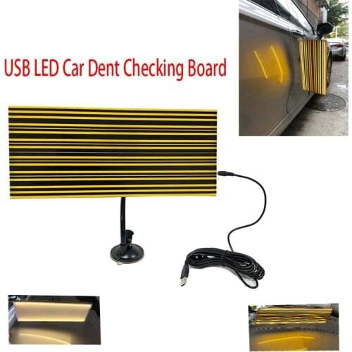 5V 68Pcs LED Stripe Line Board Paintless Dent Repair Tools Double Stripe Reflector Board USB Line Board 5M Wire Length