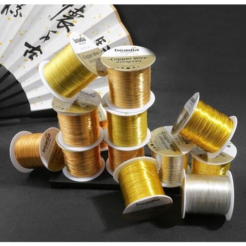 DIY Ornament Accessories Copper Wire Pure Copper Color Retaining Copper Wire Copper Wire Jewelry Wire Ear Rings Ornament Hairpin