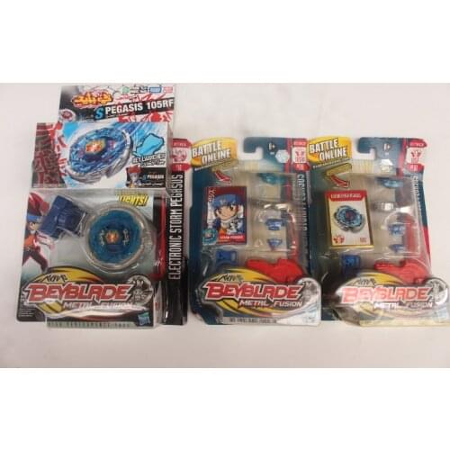 Beyblade Gale Meteor Pegasus Iron and Steel Battle Soul Alloy Battle Beyblade Steel Silver Explosion Wing Pegasus With Launcher