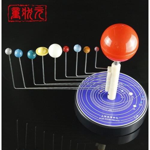 Large Size Astronomical Instrument Luminous Ball DIY Assembly Science Experimental Nine Planets Solar System Model Toys for Kids