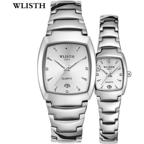 Lover Watch Waterproof Men Women Top Brand Relogio Masculino Luxury Couples Watches Square Quartz Wristwatch Male Female Clock