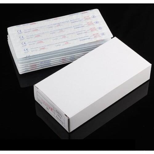Free shipping 50pcs tattoo needles RM 0.35mm tattoo machine Assorted Sterilized dermograph Needles Free Shipping CE high quality