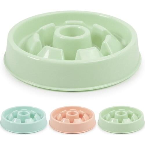 Legendog Creative Candy Color Pet Bowl Anti-Gulping Non-Slip Pet Slow Feeder Pet Feeding Bowl For Cat Dog Pet Feeding Supplies