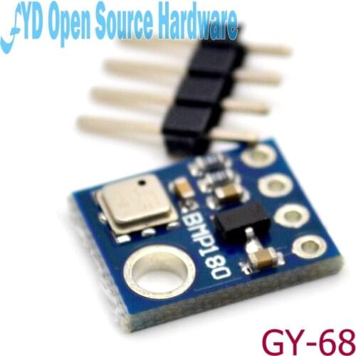 1pcs GY-68 BMP180 GY68 Digital Barometric Pressure Sensor Board Module compatible with BMP085 For Arduino