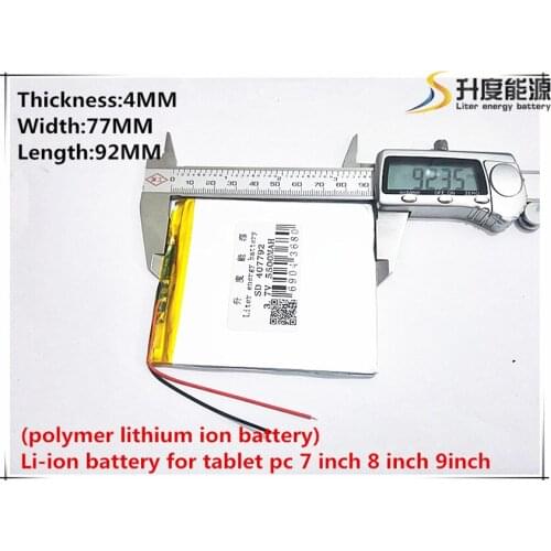 The New Battery 5500mAH Li-ion Tablet pc battery For 7,8,9 inch tablet PC 3.7V Polymer lithiumion Battery With High Quality