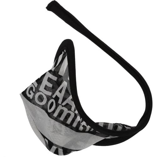 Sexy Men Heart - shaped Pattern Alphabet Letter C - string