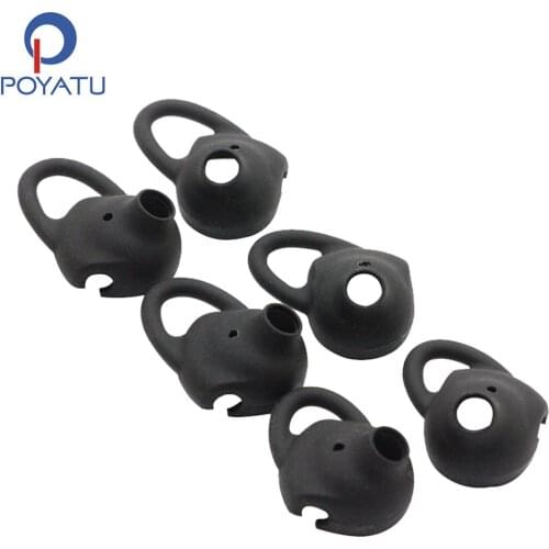 POYATU Silicone Earhook Earbuds For Meizu EP52 Bluetooth Wireless Earphone Replacement Earbud Ear Hook Ear Gel Tips S/M/L Earbud