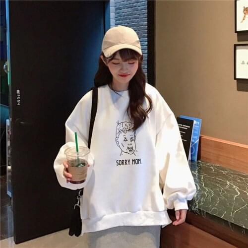 SKNG Women's Sweatshirts With Inscriptions