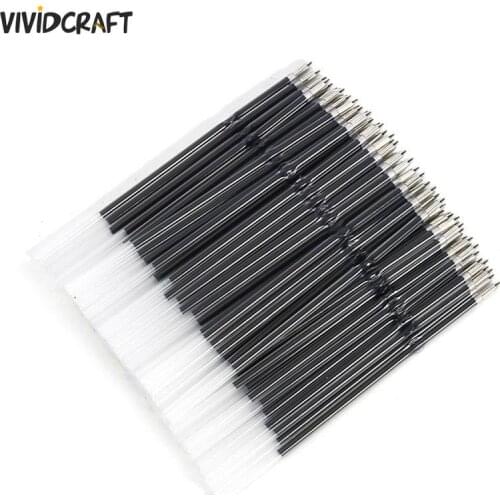 20 Pcs/set 0.7mm Pen Rod Stander Blue Ballpoint Pen Stationery Supplies Refill Office School Accessories