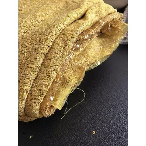 Cloth fabric 3MM dense mesh sequined piece wedding decoration stage costume mess dress bag mail tablecloth