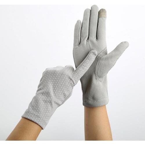 Women Driving Gloves Summer Autumn Sunscreen Anti Uv Stretch Gloves Touch Screen Slip Resistant Breathable Glove Outdoor Guantes