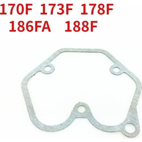 10pcs For Air-cooled Diesel Engine Parts 170F 173F 178F 186FA 188F Decompression Head Intake Pipe Cylinder Head Cover Gasket