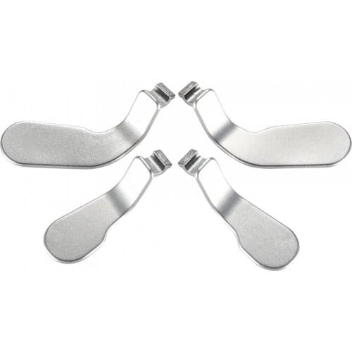 100 PCS/Lot For XBOX ONE Elite controller Replacement spares 4 paddles buttons levers(silver)