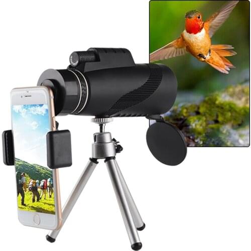 80x100 Telescope Monocular BAK4 Prism Optical Lens High power HD Professional Hunting Birdwatching Night Vision Telescope Hiking