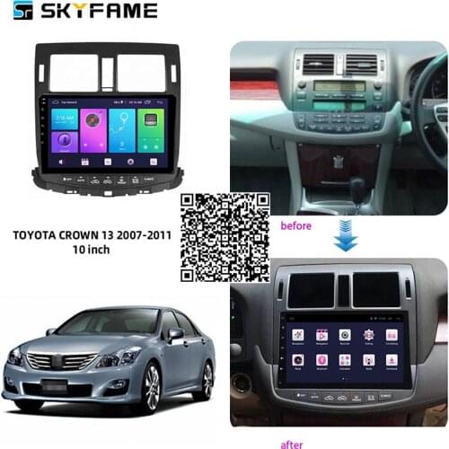 SKYFAME 4+64G Car Radio Stereo For Toyota Crown 13 S200 2008-2012 Android Multimedia System GPS Navigation DVD Player