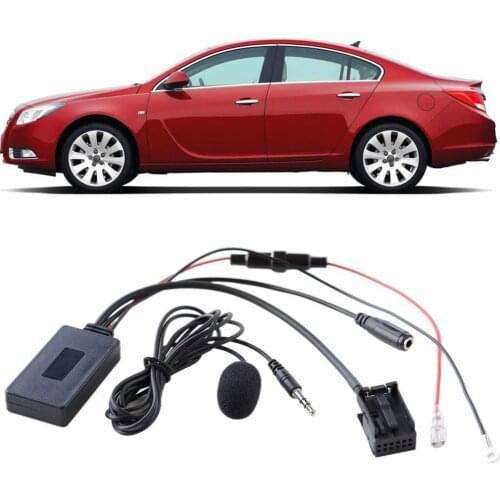 Car Audio bluetooth Cable Adapter W/ Microphone HIFI MIC AUX IN Music For Fiat For Alfa For Lancia For Benz SMART 451