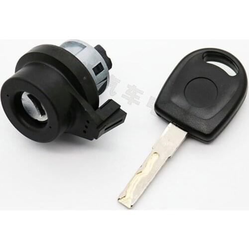 Car Key Ignition Lock Switch Replacement Lock Barrel Cylinder Set For VW Skoda Octavia Superb Locksmith Tool