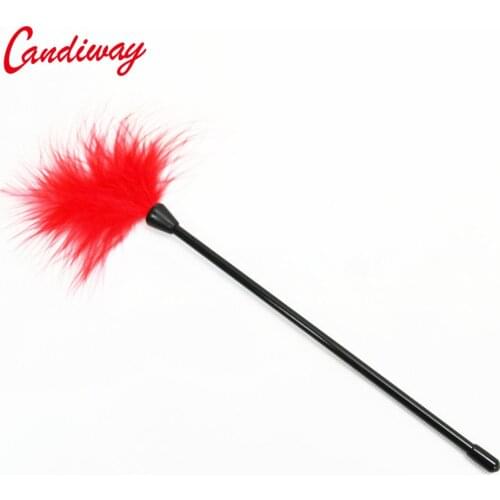 Bdsm feather whips Fetish slave SLUT sexy bitch Spanking Paddle pony riding crop whips Flogger Sex Toys For Couples cosplay game