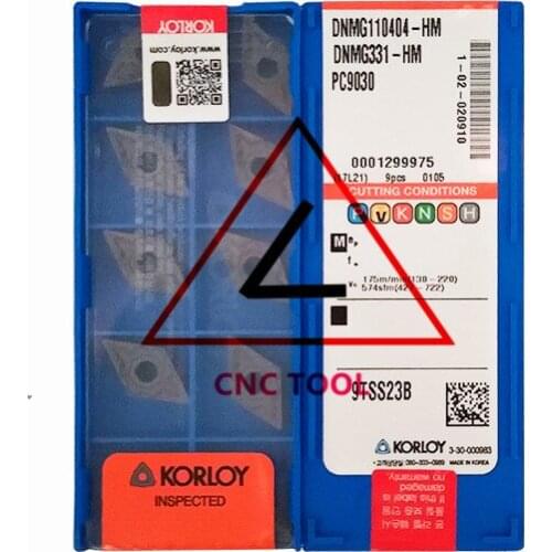 DNMG110404-HM PC9030 10pcs Original Korea KORLOY Cutting Tool