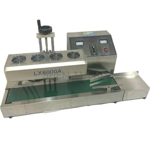 Continuous Electromagnetic Induction Sealing Machine LX6000A Bottle Sealing Machine Aluminum Foil Sealer