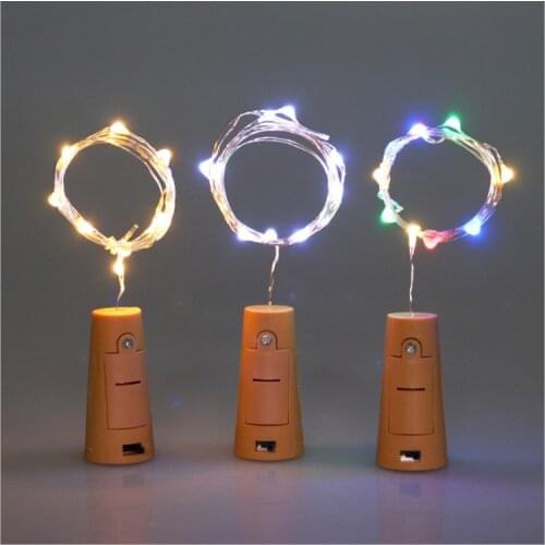 2M 20led string wire lights button battery operated (switch knon) led fairy bulb for christmas festival wedding party decoration