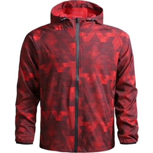 New Men Outdoor Waterproof Coats Casual Breathable Top Mens Windbreaker Summer Sun Protection Jacket Hooded Sports Jacket