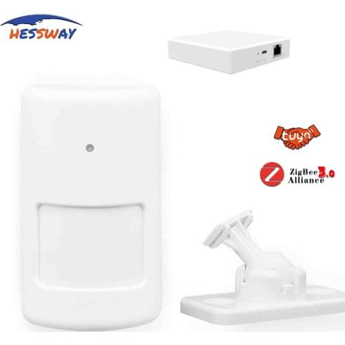 Wall lamp pir infrared motion sensor switch for alarm zigbee Bridge Smart Life APP