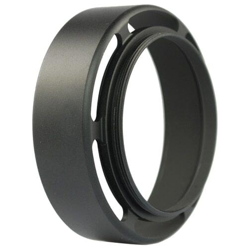 Wholesale New Metal 49mm 49 Mm Screw-in Straight Vented Wide Angle Lens Hood