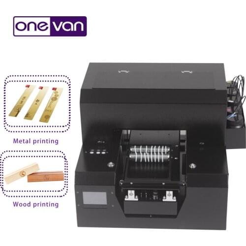 Fully automatic roller inkjet printer uses Epson L800 print head for metal/wood/plastic/textile/silicone printing