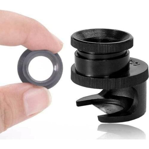 Portable Cylinder Magnifier Thread Counter Helping Hand Loupe Pocket Cloth Linen Tester Printing Inspection Magnifying Glass 8x