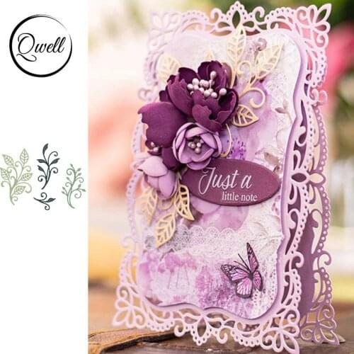 QWELL Vintage Vines Metal Cutting Dies for Scrapbooking and Card Making Paper Embossing Craft New 2019 die cuts