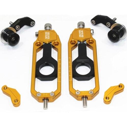 Chain regulator for yamaha YZF-R1 2006 CNC Chain Tensioner Catena Adjuster with Spool Aluminium Alloy for R1 2006