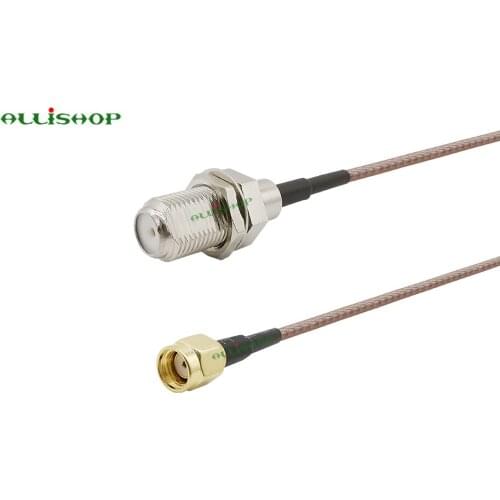 RP SMA - F Adapter Antenna Extender RG316 Cable RP SMA Male to F Female Connector Coaxial Coax Cable 3/6/9/12/15M