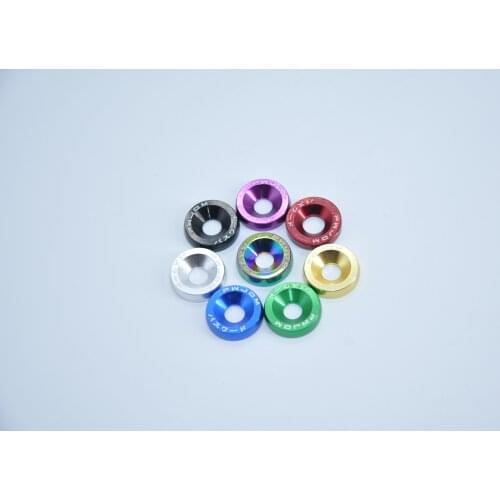 JDM Style Fender Washers (10pcs/Pack) Aluminum Washers And Bolt For Honda Civic Integra RSX EK EG DC QRF001