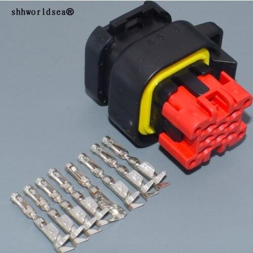 Shhworldsea 8pin 1.5mm auto electric waterproof connector cable housing plug connector 776494-1