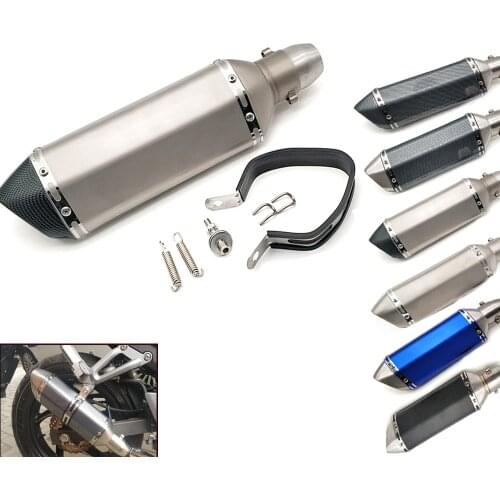 For Honda VFR750 VFR800 VTR1000F vfr 750 800 ST 1300 Motorcycle exhaust pipe Exhaust Modify Motocross Exhaust Muffler 51mm