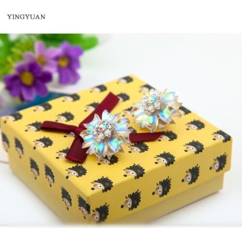 XT21 fashion headwear scarf magnet brooch big flower hijab clips