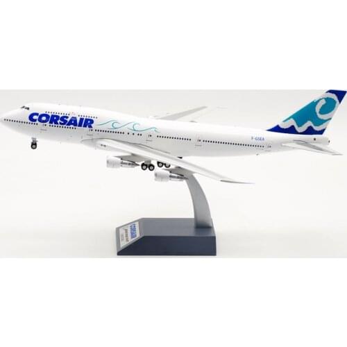 1:200 scale airplane B747-300 F-GSEA model with base landing gears diecast alloy aircraft plane COSRAIR Airlines model toy